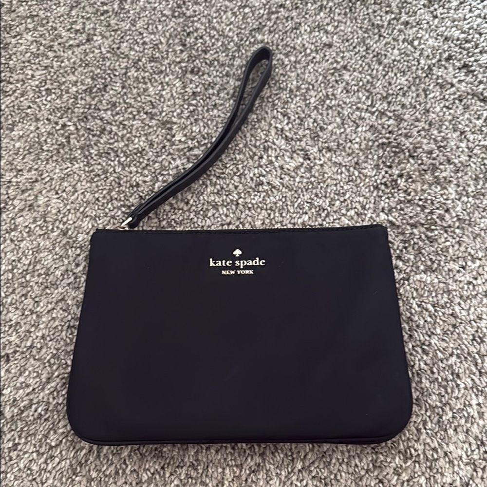 Kate Spade Black Wristlet Clutch